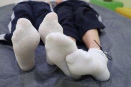 清纯白袜裸足展示